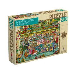 DETEKTYW PIERRE W LABIRYNCIE PUZZLE 200 ELEMENTÓW NASZA KSIĘGARNIA 7+