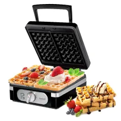 Gofrownica Gerlach 2000W Regulacja Temperatury 2 Gofry