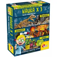 NAUKA X 3 ZOSTAŃ NAUKOWCEM IM A GENIUS ZESTAW KREATYWNY 8+ - Lisciani