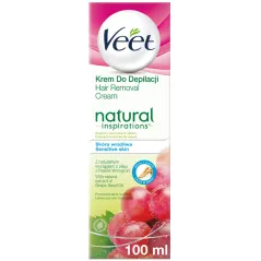 Veet Natural Inspirations Krem Do Depilacji Z Olejem Z Pestek Winogron 100 Ml