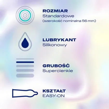 Durex Invisible Supercienkie Prezerwatywy 10 Szt.