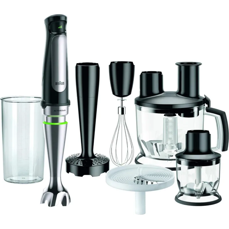 BLENDER RĘCZNY 1000 W ACTIVEBLADE ZESTAW AKCESORIÓW BRAUN MULTIQUICK MQ 7087X