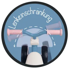 JEŹDZIK ROOKIE RIDE-ON ROWERK CZTEROKOŁOWY 12M+ RÓŻOWY SMOBY 12M+