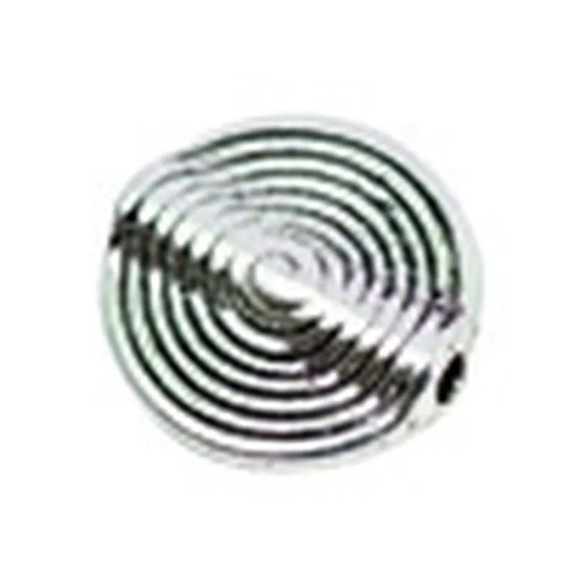 KORALIK SPIRALNY PŁASKI SREBRNY 5 SZTUK 15MM - Rico Design GmbG & Co.
