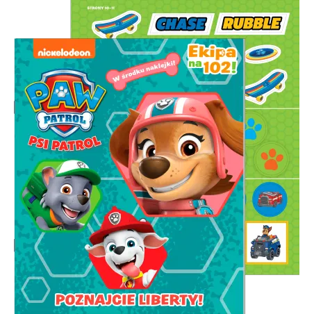 Psi Patrol. Poznajcie Liberty! Książeczka Z Naklejkami Psi Patrol. Poznajcie Liberty! Książeczka Z Naklejkami