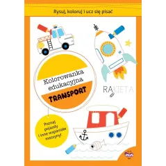 TRANSPORT KOLOROWANKA EDUKACYJNA 4-5 LAT - Olesiejuk