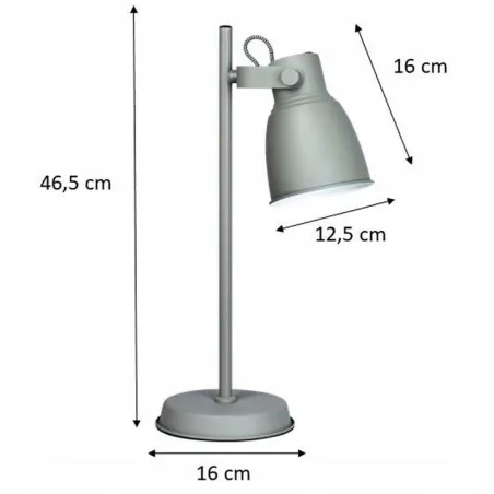 Lampka Biurkowa Activejet Aje-Loly Grey Tl