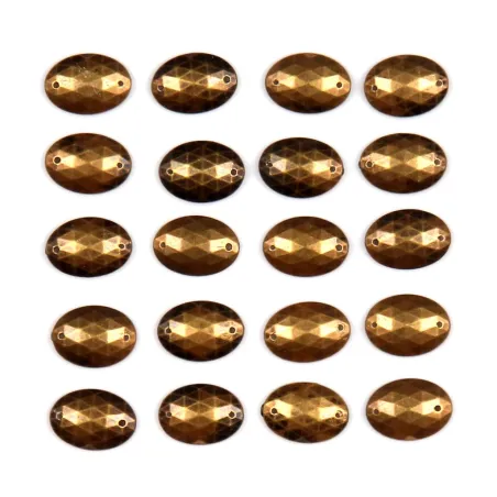 KAMIENIE OWALNE ANTYCZNE ZŁOTE 20 SZTUK 17X13MM - Rico Design GmbG & Co.