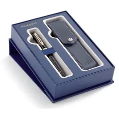 PIÓRO WIECZNE POZŁACANE EXPERT + ETUI SKÓRZANE WATERMAN - Waterman