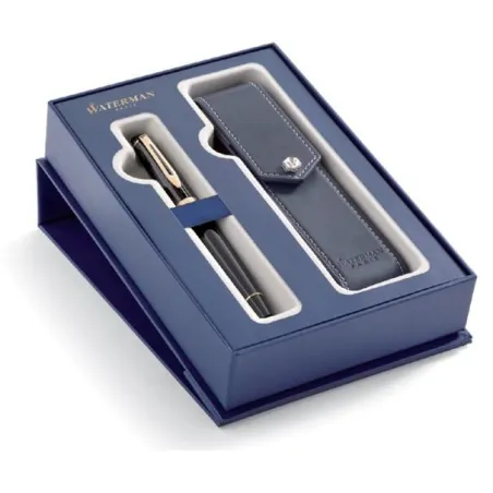 PIÓRO WIECZNE POZŁACANE EXPERT + ETUI SKÓRZANE WATERMAN - Waterman
