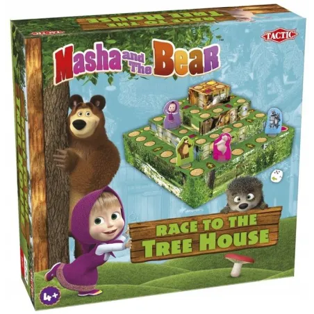 Masza I Niedźwiedź Węże I Drabiny Gra Planszowa 4+