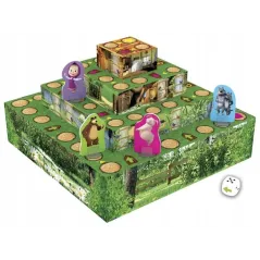 Masza I Niedźwiedź Węże I Drabiny Gra Planszowa 4+