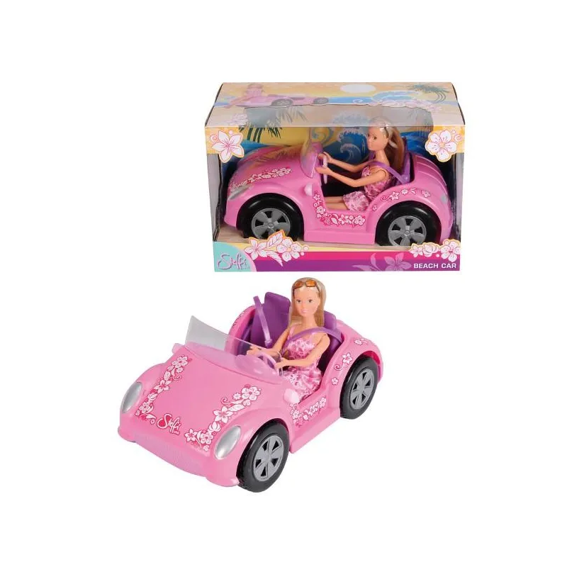 LALKA STEFFI LOVE Z RÓŻOWYM KABRIOLETEM AUTO 2-OSOBOWE 3+ LALKA STEFFI LOVE Z RÓŻOWYM KABRIOLETEM AUTO 2-OSOBOWE 3+