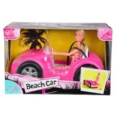 LALKA STEFFI LOVE Z RÓŻOWYM KABRIOLETEM AUTO 2-OSOBOWE 3+