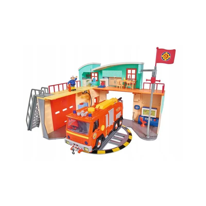 INTERAKTYWNA REMIZA STRAŻACKA STRAŻAK SAM Z FIGURKĄ STEEL'A CENTRUM AKCJI 3+ INTERAKTYWNA REMIZA STRAŻACKA STRAŻAK SAM Z FIGURKĄ STEEL'A CENTRUM AKCJI 3+