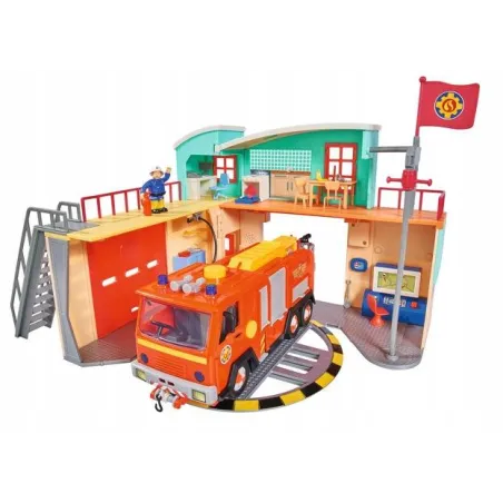 Interaktywna Remiza Strażacka Strażak Sam Z Figurką Steel'a Centrum Akcji 3+ Interaktywna Remiza Strażacka Strażak Sam Z Figurką Steel'a Centrum Akcji 3+