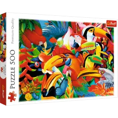 KOLOROWE PTAKI PUZZLE 500 ELEMENTÓW 9+ - Trefl