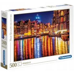 PUZZLE AMSTERDAM 500 ELEMENTÓW CLEMENTONI PREMIUM HIGH QUALITY COLLECTION 10+