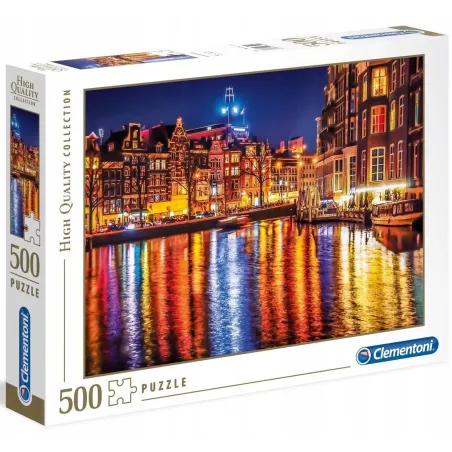 PUZZLE AMSTERDAM 500 ELEMENTÓW CLEMENTONI PREMIUM HIGH QUALITY COLLECTION 10+
