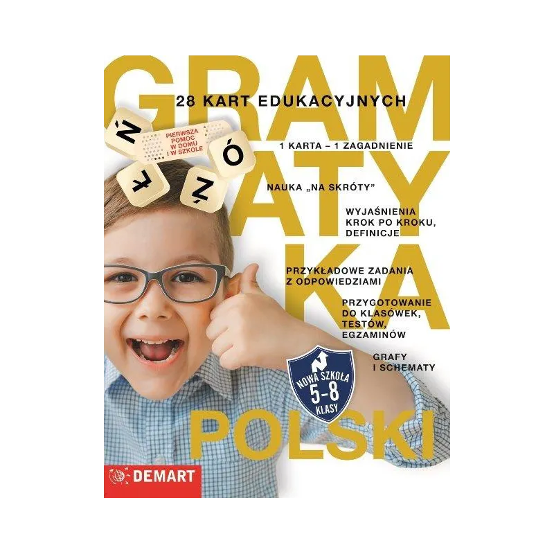 28 KART EDUKACYJNYCH JĘZYK POLSKI GRAMATYKA