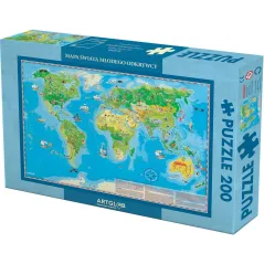 PUZZLE ŚWIAT MŁODEGO ODKRYWCY 200 ELEMENTÓW 7+