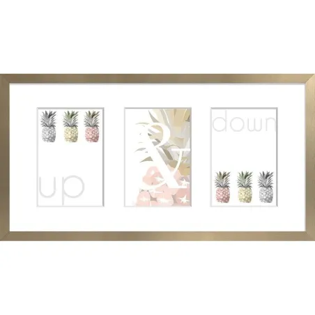 Ramka Złota Galeria Sanremo 23X46 Na 3 Zdjęcia Ii Gatunek