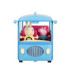 ŚWINKA PEPPA AUTOBUS + SZKOŁA ZESTAW Z FIGURKAMI 3+ - Tm Toys