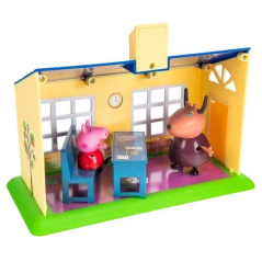 ŚWINKA PEPPA AUTOBUS + SZKOŁA ZESTAW Z FIGURKAMI 3+