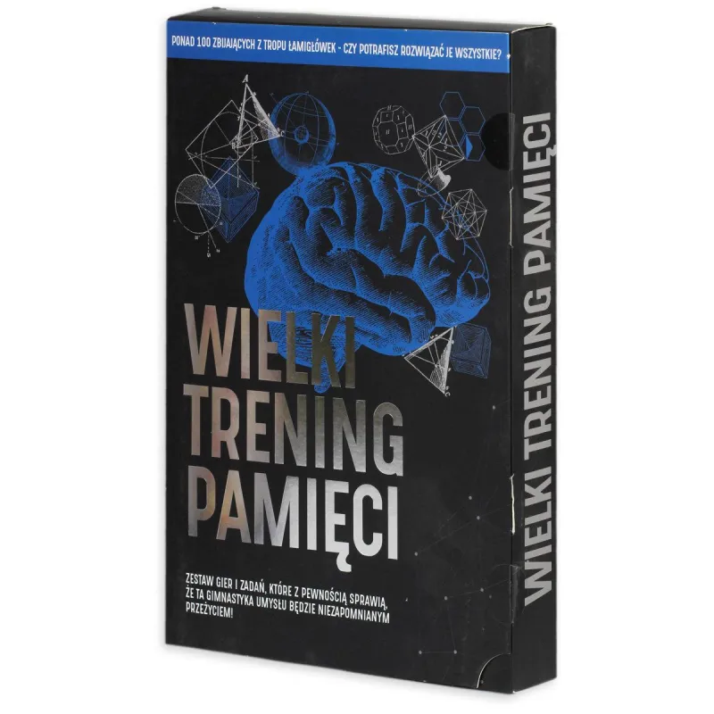 WIELKI TRENING PAMIĘCI ZESTAW GIER i ZADAŃ LOGICZNYCH 8+