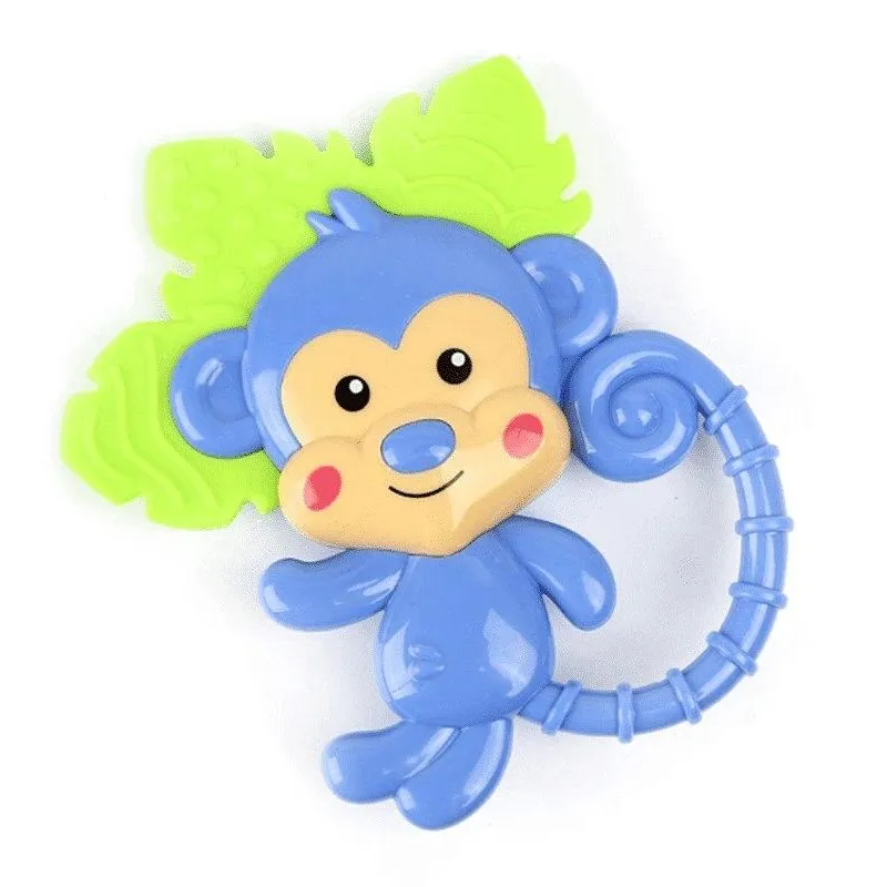 BAM BAM MAŁPKA GRZECHOTKA NIEMOWLĘCA SENSORYCZNA 3M+