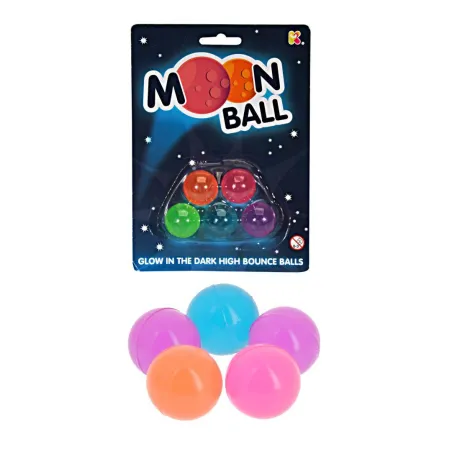 KEYCRAFT KSIĘŻYCOWE PIŁKI 5 SZTUK ŚWIECĄCE W CIEMNOŚCI