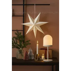 Gwiazda Papierowa Biała 45 Cm Składana Ażurowa Ozdoba Na Okno Dekoracja Świąteczna