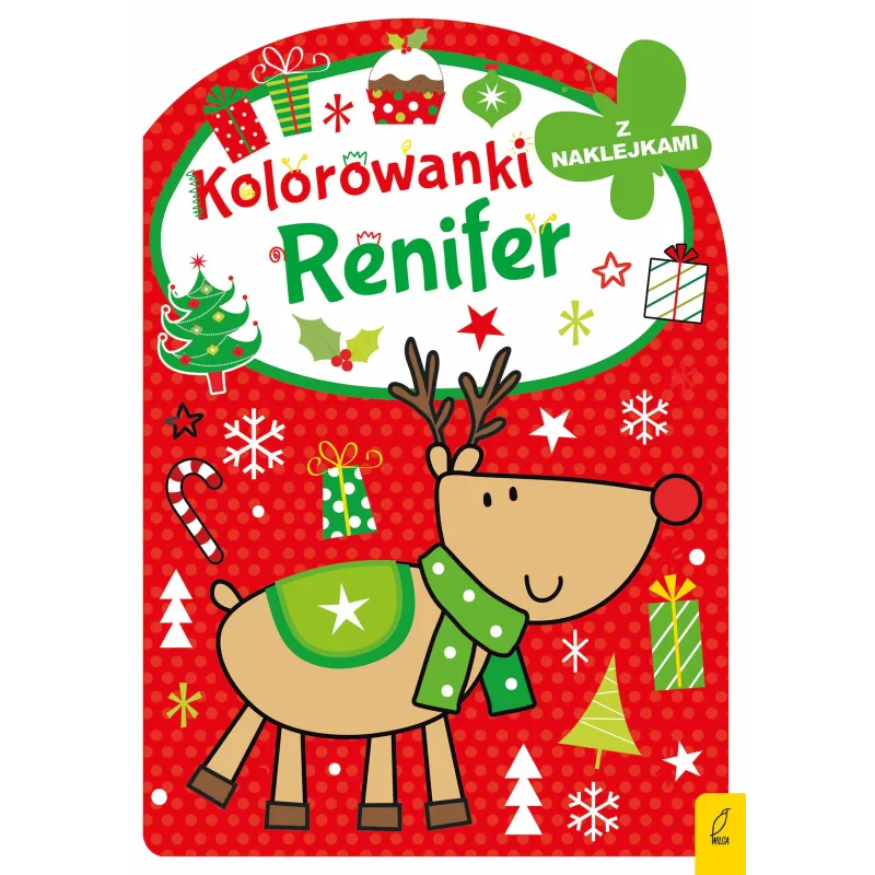KOLOROWANKI RENIFER Z NAKLEJKAMI - Wilga KOLOROWANKI RENIFER Z NAKLEJKAMI - Wilga