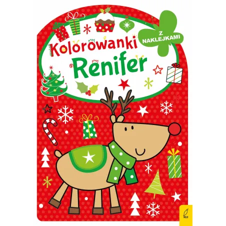 Kolorowanki Renifer Z Naklejkami Kolorowanki Renifer Z Naklejkami