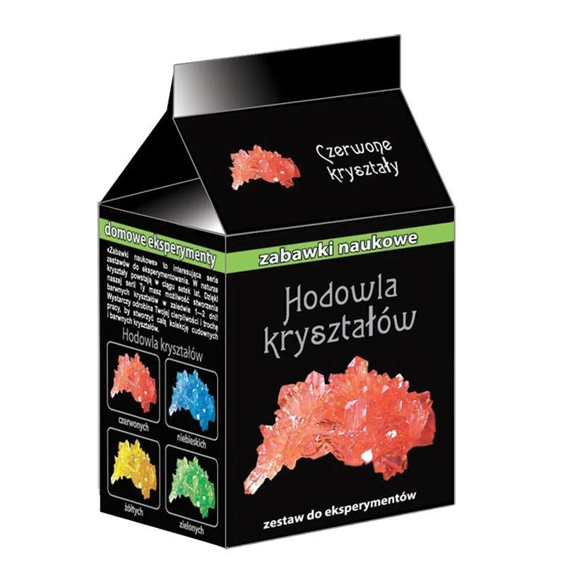 HODOWLA KRYSZTAŁÓW ZABAWKA EDUKACYJNA ZESTAW KREATYWNY 10+ - Ranok Creative
