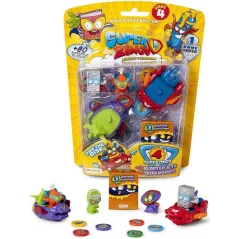 SUPER ZINGS 4 FIGURKI + 2 BLASTER JETS + 6 SUPERDISCS - Magic box