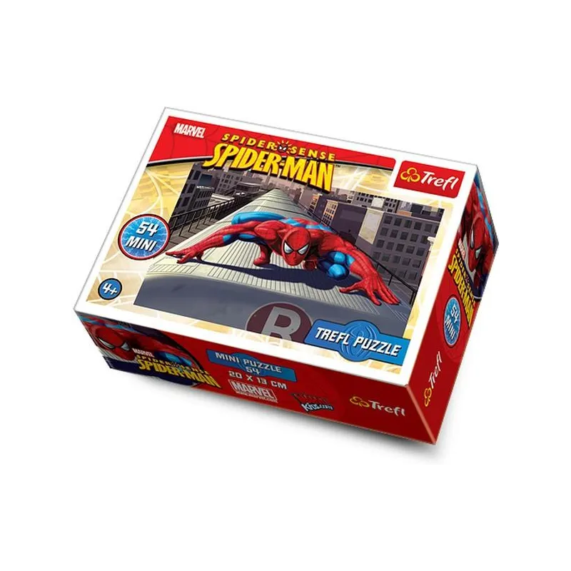 PUZZLE 54 ELEMENTY MINI MARVEL SPIDERMAN 4+ PUZZLE 54 ELEMENTY MINI MARVEL SPIDERMAN 4+