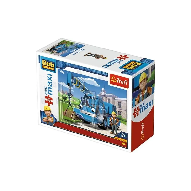BOB BUDOWNICZY DŹWIG PUZZLE 20 ELEMENTÓW 3+ - Trefl BOB BUDOWNICZY DŹWIG PUZZLE 20 ELEMENTÓW 3+ - Trefl