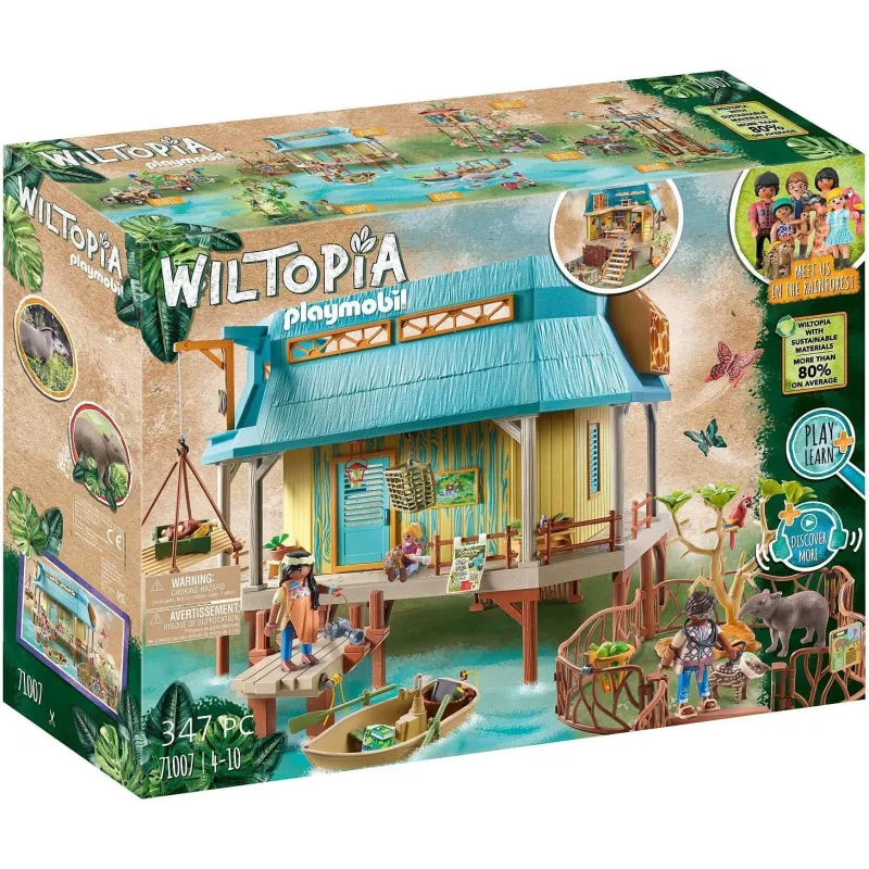 WILTOPIA OŚRODEK OPIEKI NAD ZWIERZĘTAMI PLAYMOBIL 71007 4+