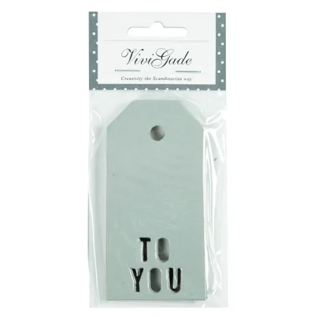 ZAWIESZKI DO PREZENTÓW TO YOU SREBRNE 15 SZT.