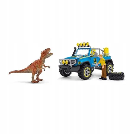 Dinosaurs Playset Samochód Terenowy Z Placówką Dinozaurów Schleich 41464