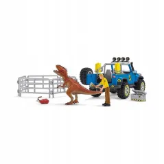 DINOSAURS PLAYSET SAMOCHÓD TERENOWY Z PLACÓWKĄ DINOZAURÓW SCHLEICH 41464