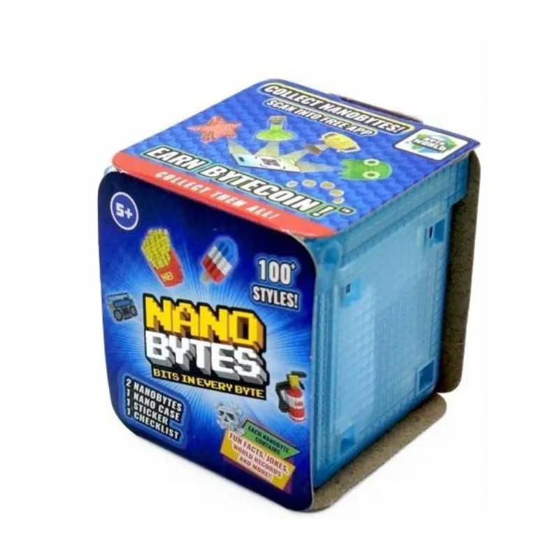ZESTAW NANOBYTES SZKATUŁKA + 2 FIGURKI Z INTERAKTYWNĄ GRĄ QR DANTE 5+