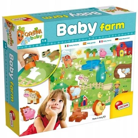 Carotina Baby Farma Puzzle Edukacyjne Dla Dzieci 1+