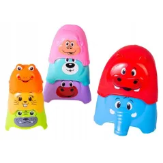 Edukacyjna Piramidka Dla Maluchów Zwierzątka Anek 6M+