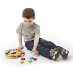 Zegar Edukacyjny Z Sorterem Kształty Kolory I Cyfry 12M+