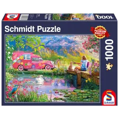 PUZZLE POKÓJ NA ZIEMI 1000 ELEMENTÓW SCHMIDT 12+
