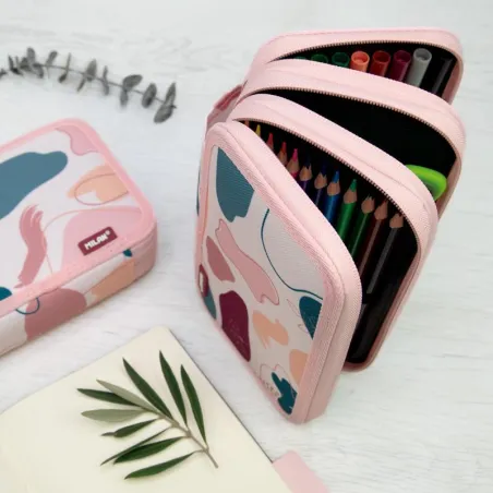 PIÓRNIK 2-POZIOMOWY Z WYPOSAŻENIEM SLOW RÓŻOWY MILAN