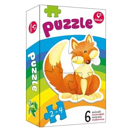 Pierwsze Puzzle Zwierzątka 18 Elementów Kukuryku 2+