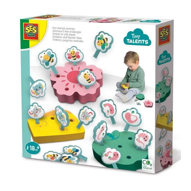 SORTUJ I ZBIERAJ PASUJĄCE ZWIERZĘTA SES CREATIVE 18M+